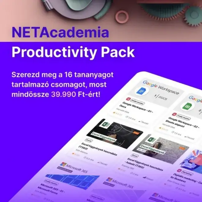 NETAcademia hirdetési kreatív