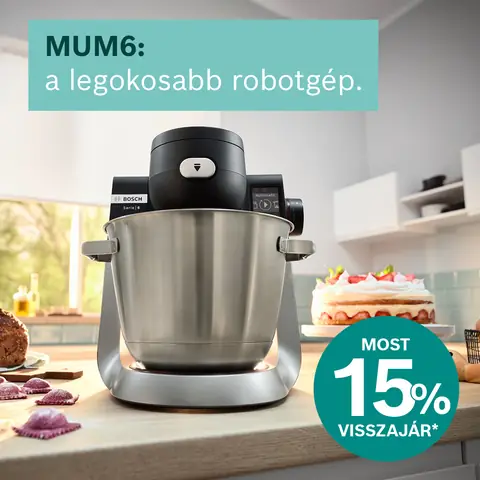 Bosch: MUM6 robotgép visszajár-akció