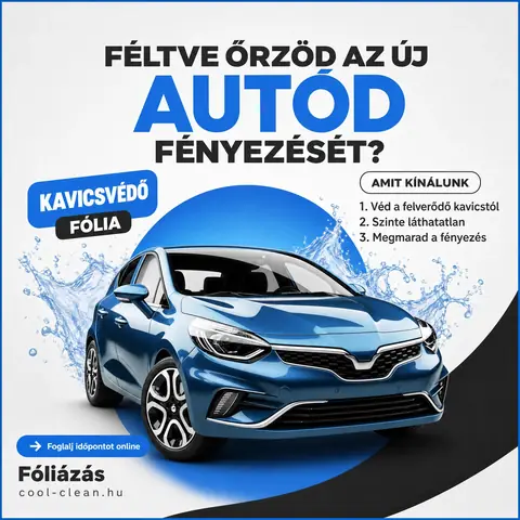Cool-Clean Szombathely: Autókozmetika, világos feed-hirdetés