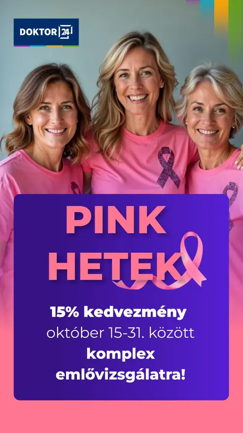 Doktor24: Pink hetek: komplex emlővizsgálat