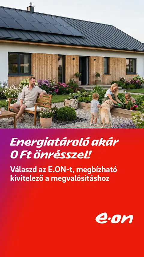 E.ON: Energiatároló 0 Ft önrésszel
