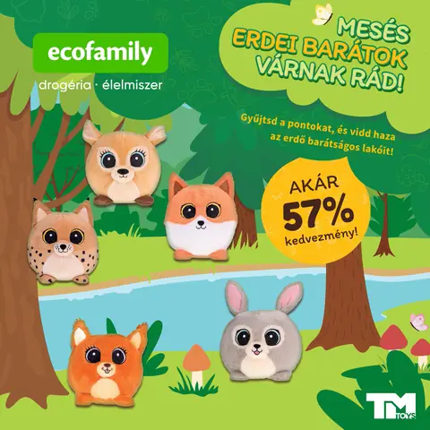 Ecofamily: Mesés erdei barátok pontgyűjtő