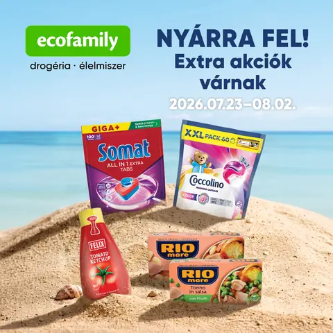 Ecofamily: Nyárra fel! Extra akciók