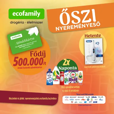 Ecofamily: Őszi nyereményeső