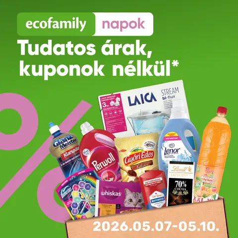 Ecofamily: Tudatos árak, kuponok nélkül