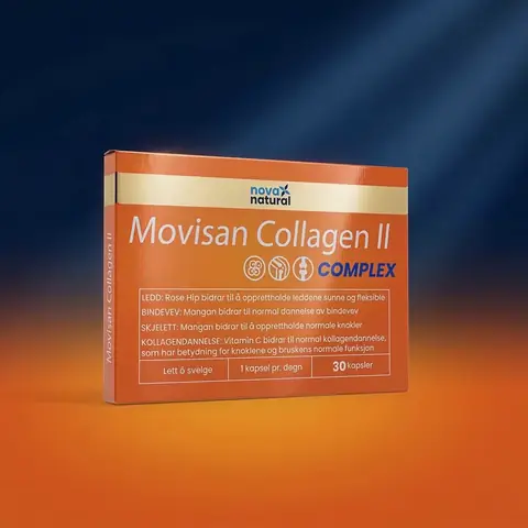 Natural Pharmaceuticals: Movisan Collagen II, narancs plate
