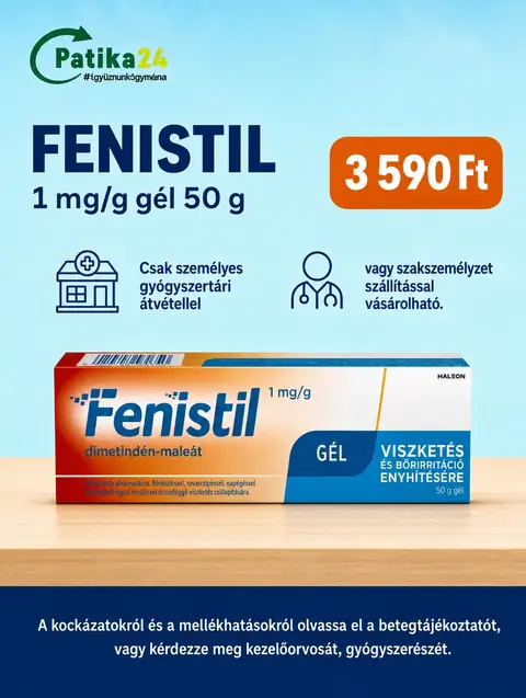 Patika24: Fenistil gél, 4:5 újratördelve