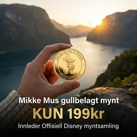 Samlerhuset: Mikke Mus érme, norvég piac